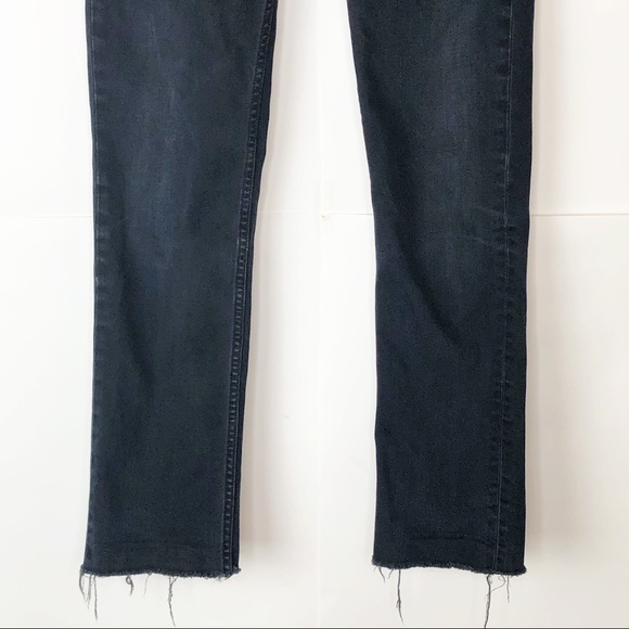 EUC Acne Black Hex Basement Frayed Hem Skinny Jean - Picture 3 of 10